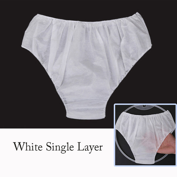 Disposable Panties Underwear Brief for Men/Women Spa Travel Massage Single Layer