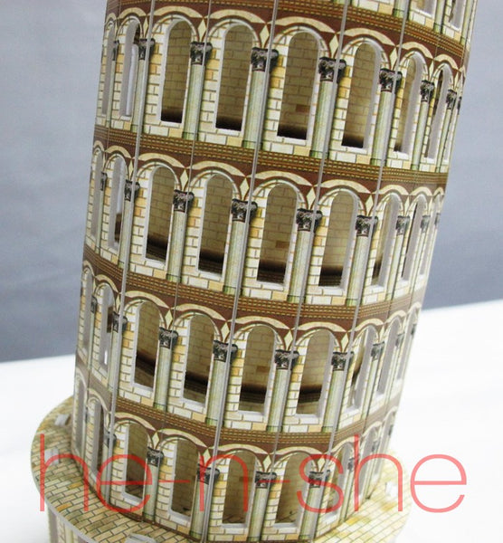 4 Sets 3D Puzzle Leaning Tower The White House Speyer Cathedral Church Eiffel Tower