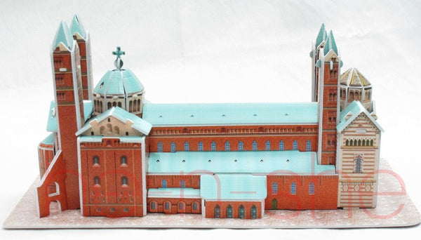 41PCS 3D Puzzle World's Architecture Speyer Cathedral Church Germany 9807-5