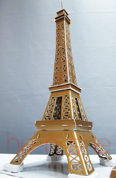 35PCS 3D Puzzle World's Great Architechure Series Eiffel Tower Paris 9807-8