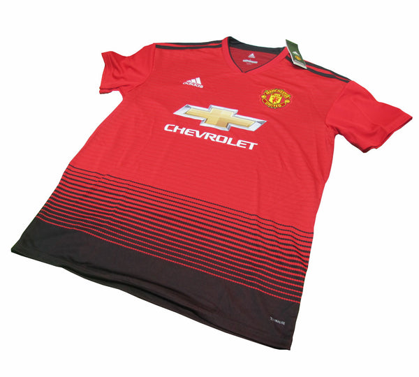 adidas Manchester United 2018/19 Men's Home Jersey Red size L CG0040