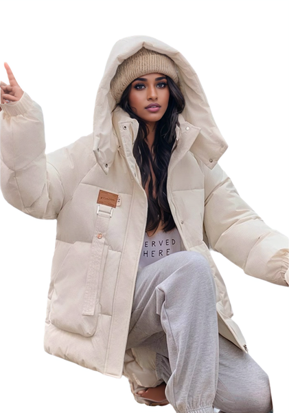 WPJ25002 100% Textured Nylon Women's Padded Warm Jacket