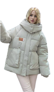 WPJ25002 100% Textured Nylon Women's Padded Warm Jacket