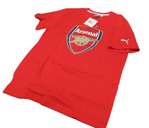 Puma Arsenal Men's Crest Tee T-Shirt Red size S 747490-01