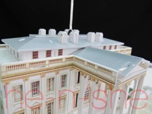 64PCS 3D Puzzle World's Architecture The White House Washington DC 9807-3