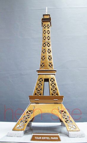 35PCS 3D Puzzle World's Great Architechure Series Eiffel Tower Paris 9807-8