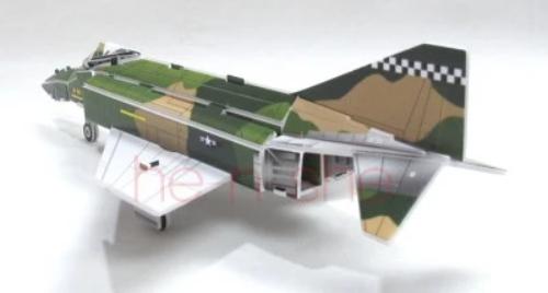 92 PCS 3d Puzzle Flighter Nieuport 17 P51D Mustang F4 Phantom Sukhoi 37 9813-22