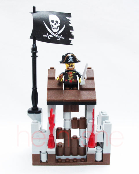 146 pcs Pieces Building Blocks - The Pirates Paradise 9822