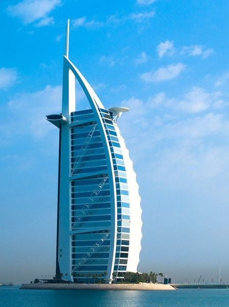 20 PCS 3D Puzzle World's Architecture Series Burj Al Arab 7 Star Hotel Dubai 9830-1