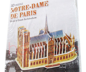 39 PCS 3D Puzzle World's Great Architecture Series- Notre Dame de Paris 9830-6