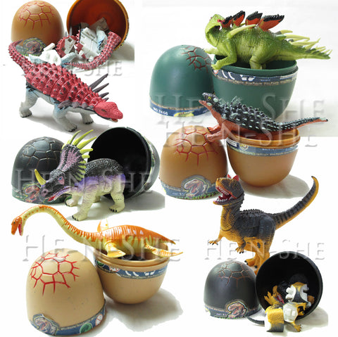6 different Dino Puzzle Set 3D Puzzle Dinosaur Eggs Building Blocks 9835-6B