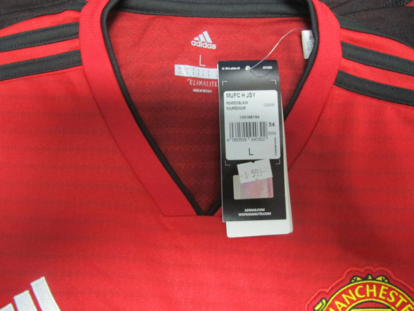 adidas Manchester United 2018/19 Men's Home Jersey Red size L CG0040