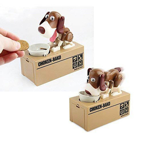Choken-Bako Robotic Dog Bank Feeding Dog Money Bank