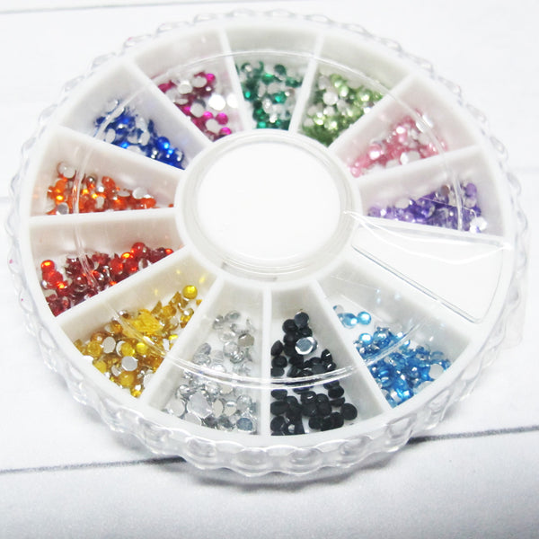 7 Sets 1000s of different colors and shapes 3D Nail Art Decal Decor DECO-3
