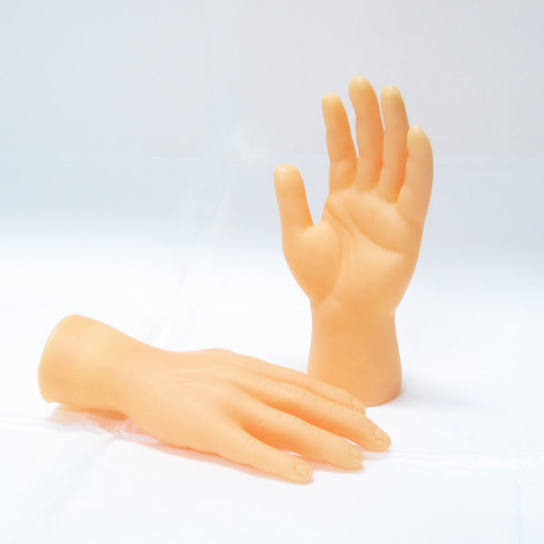 A pair of Hand Shape Finger Glove Cat Massager Cat Toy