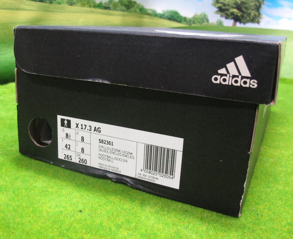 adidas X 17.3 AG Men's Artificial Grass Field Soccer Cleats S82361 size US 8.5 / UK 8