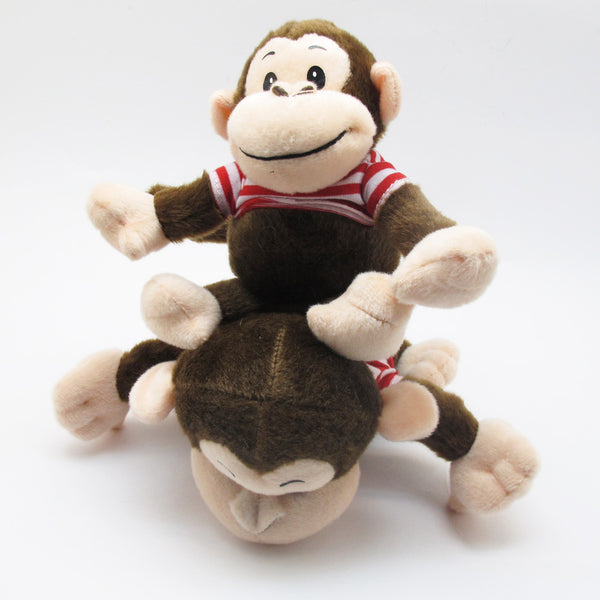 Stuffed Animal and Plush Toy 2 Monkeys 1x 5" and 1x 7"